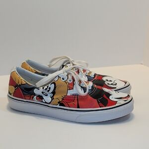 Vans Era Disney Mickey and Friends Sneakers Women's Size 9.5 Men's Size 8